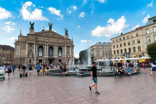 Teambuilding activity in Lviv